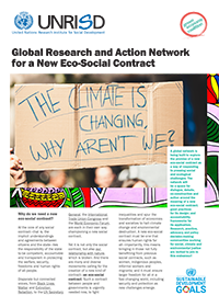 Global Research and Action Network for a New Eco-Social Contract