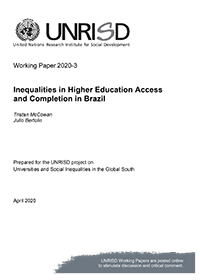 Inequalities in Higher Education Access and Completion in Brazil