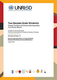 Two Decades Under Windmills: Energy Transition and Entrenched Inequalities in La Venta, Mexico